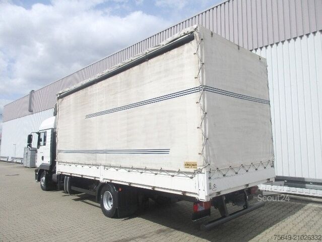 Truck mounted crane MAN TGL 12.240 BL 4x2 TGL 12.240BL 4x2, mit Kran Hiab 088 mit Funk