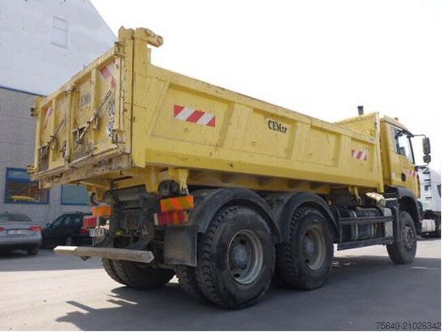 Camion-benne tricar MAN TGA 33.350BB 6x4 TGA 33.350BB 6x4 Kipper mit Bordmatik