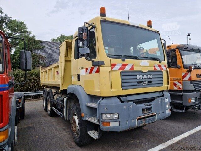 Camion-benne tricar MAN TGA 33.350BB 6x4 TGA 33.350BB 6x4 Kipper mit Bordmatik