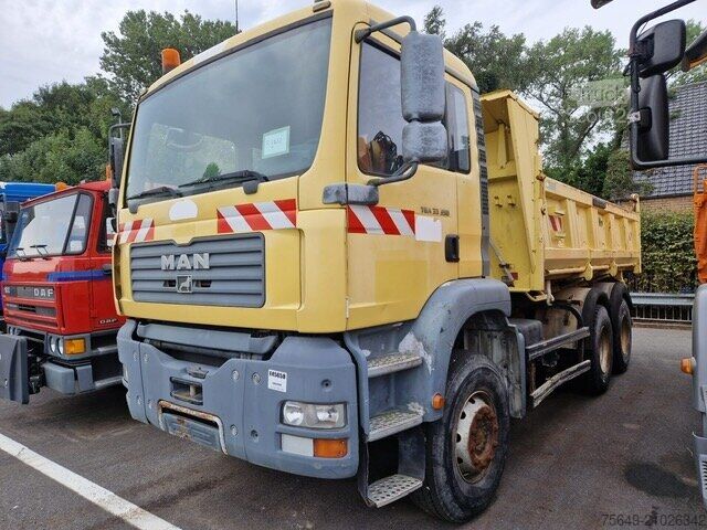 Camion-benne tricar MAN TGA 33.350BB 6x4 TGA 33.350BB 6x4 Kipper mit Bordmatik