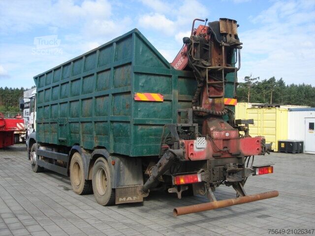 Holztransporter LKW MAN TGA 26.413 BB 6x4 TGA 26.413 BB 6x4 mit Heckkran Jonsered 1020