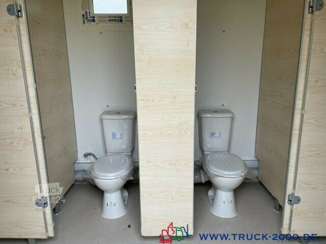 Открытый прицеп с тентом  Sanitär Toiletten Container NEU 6 Toiletten