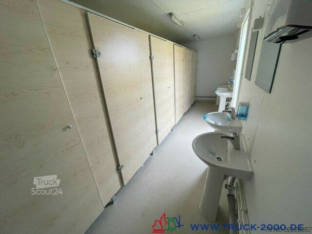 Открытый прицеп с тентом  Sanitär Toiletten Container NEU 6 Toiletten