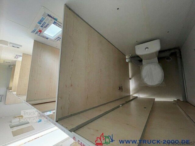 Открытый прицеп с тентом  Sanitär Toiletten Container NEU 6 Toiletten