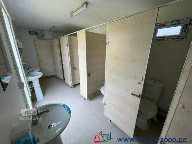 Открытый прицеп с тентом  Sanitär Toiletten Container NEU 6 Toiletten