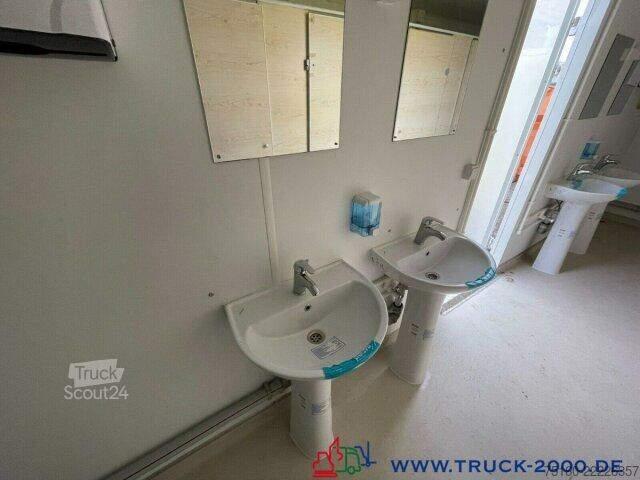 Открытый прицеп с тентом  Sanitär Toiletten Container NEU 6 Toiletten