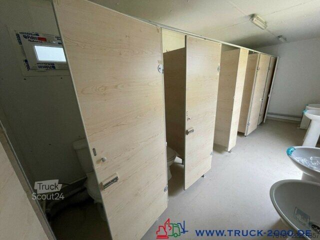 Открытый прицеп с тентом  Sanitär Toiletten Container NEU 6 Toiletten