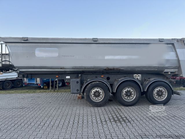 Semitrailer FLIEGL DHKS 390 Sattelauflieger Stahl-Mulde 24,5m³
