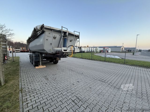 Semitrailer FLIEGL DHKS 390 Sattelauflieger Stahl-Mulde 24,5m³