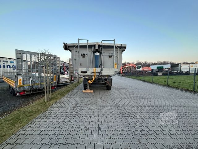 Semitrailer FLIEGL DHKS 390 Sattelauflieger Stahl-Mulde 24,5m³