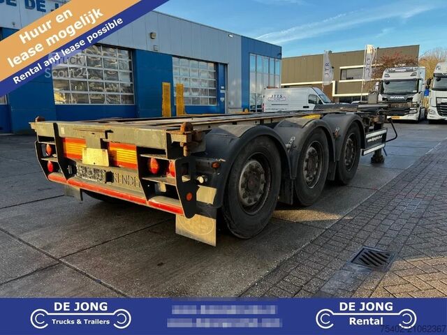 Container transport Renders Euro 800 3DFCST / Container Chassis / 45FT / 1x...