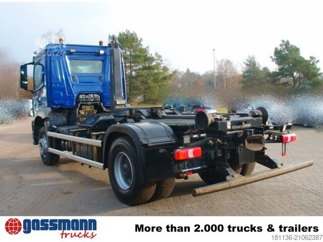 Roll-off tipper truck Mercedes-Benz Arocs 1836/4x2, Meiller RK 14.55 Abrollkipper,