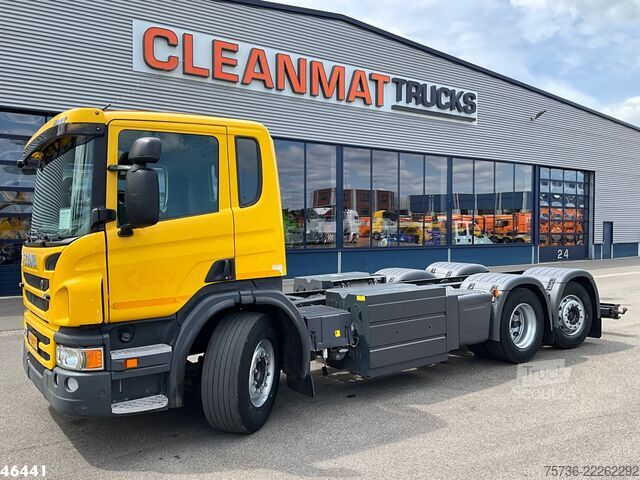 Автомобиль для сбора мусора Scania P 310 CNG Chassis cabine Retarder with PTO Just...