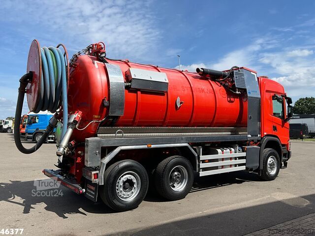 Véhicule aspirant Scania P 450 XT 6x4 Euro 6 Kaiser 15m³ Vacuum/Saug