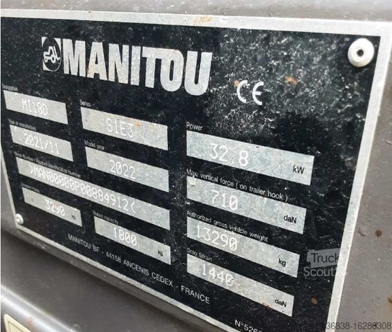 Etuhaarukkatrukki Manitou MI18 D 1,8t Diesel