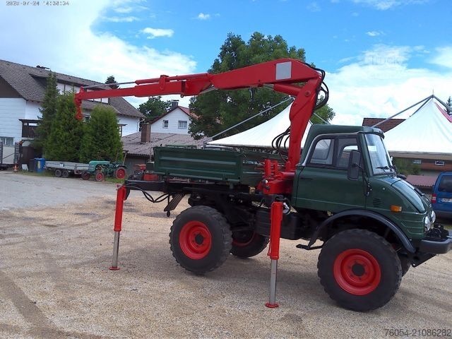 Βαν UNIMOG 406 CABRIO / KRAN