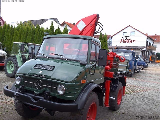 Βαν UNIMOG 406 CABRIO / KRAN
