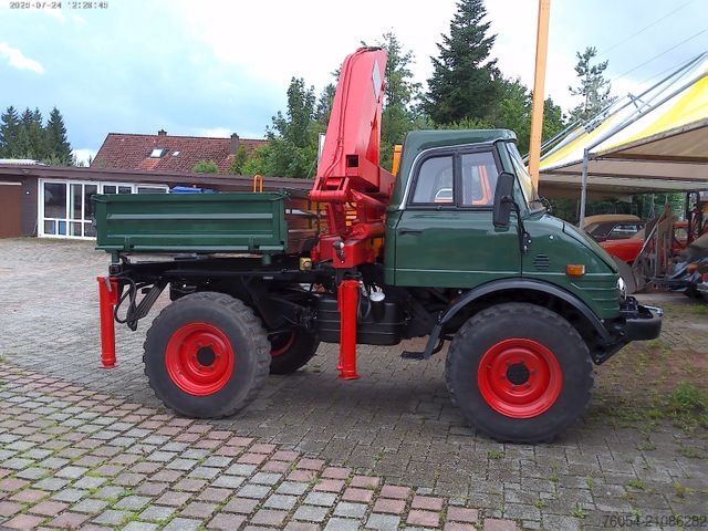 Βαν UNIMOG 406 CABRIO / KRAN