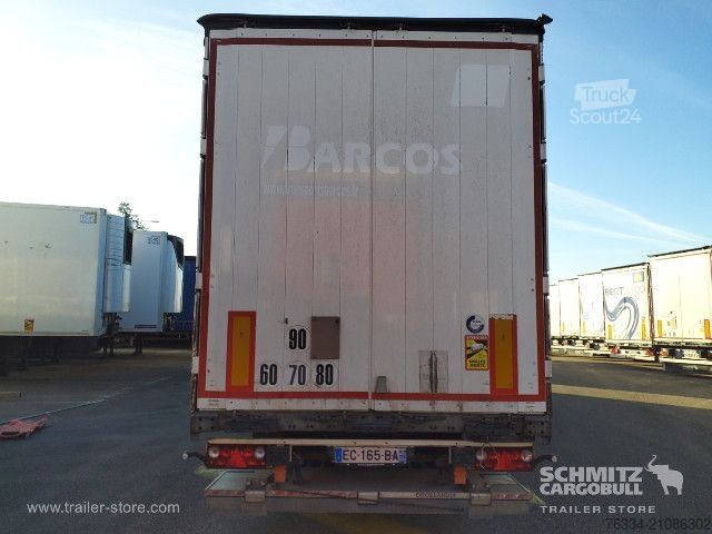 Open semitrailer with tarp Schmitz Cargobull Semitrailer Curtainsider Standard Hayon