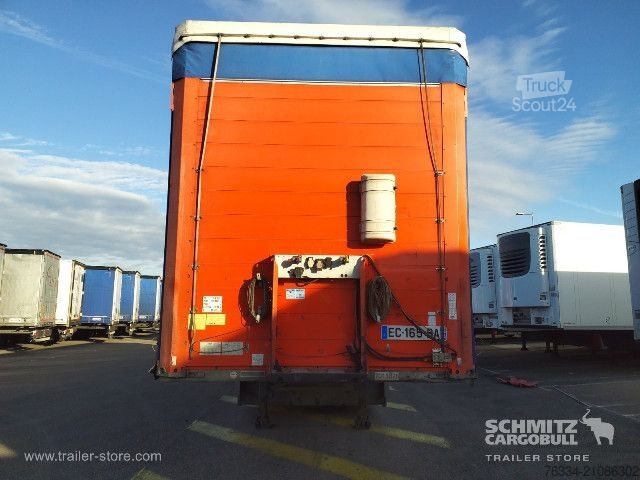 Open semitrailer with tarp Schmitz Cargobull Semitrailer Curtainsider Standard Hayon