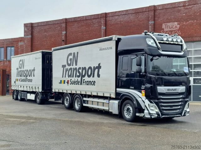 Tarpaulin DAF XF 480 SSC 6x2 - Tautliner - Full air - Night c...