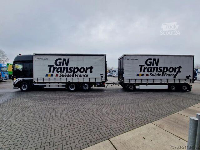 Tarpaulin DAF XF 480 SSC 6x2 - Tautliner - Full air - Night c...