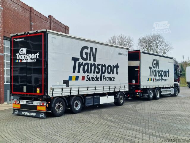 Tarpaulin DAF XF 480 SSC 6x2 - Tautliner - Full air - Night c...