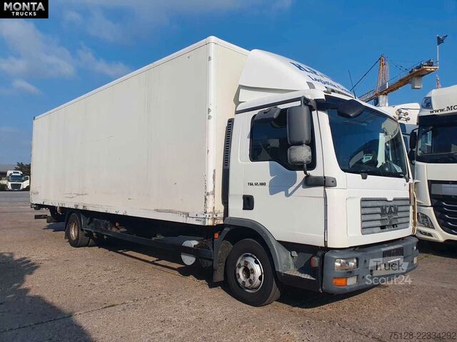Skapbil MAN TGL 8.180, Koffer, LBW, Schaltgetriebe, Export