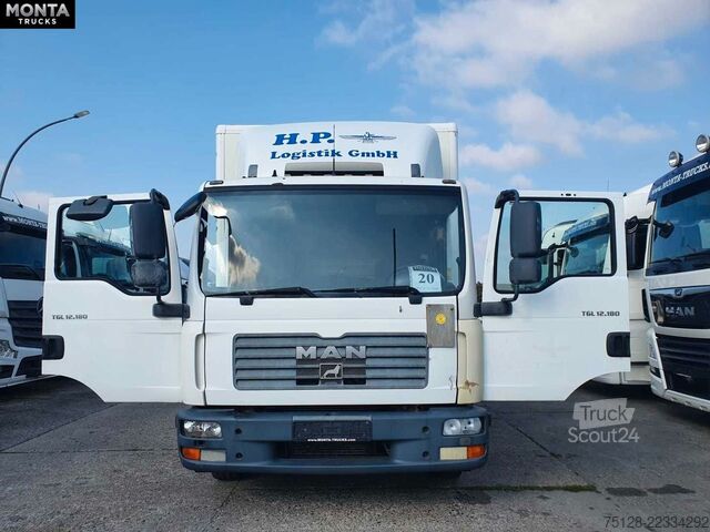 Skapbil MAN TGL 8.180, Koffer, LBW, Schaltgetriebe, Export