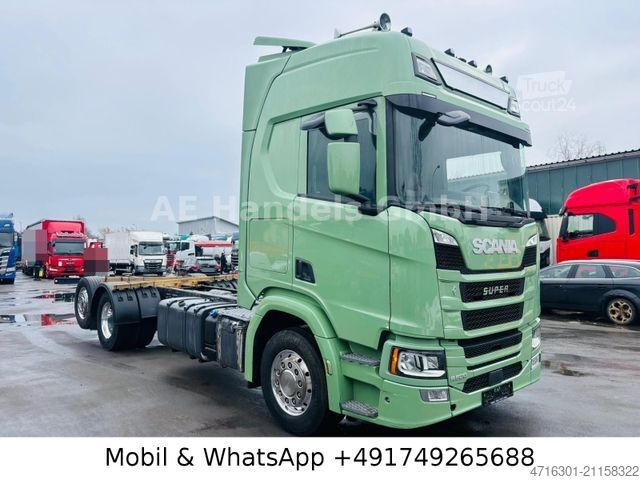 Kravas automašīnas šasija SCANIA R500 HighLine LL 6x2 Retarder|Lenk+Lift|ACC|AHK