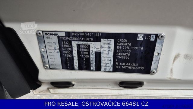 Trattore stradale standard SCANIA R450 N323 NGS E6 + PARKCLIMA + RETARDER