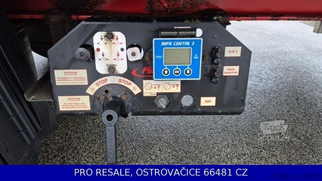 Open oplegger met zeil FLIEGL SDS 350 MEGA + LIFTACHSE