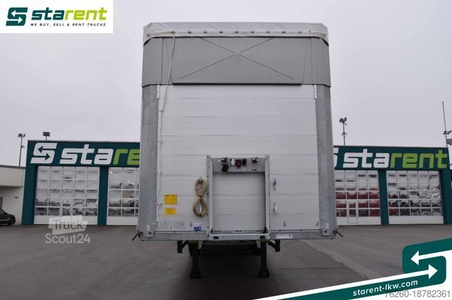 Odprta polprikolica s ponjavo SCHMITZ CARGOBULL Tautliner, Hubdach, Liftachse, XL Zertifikat
