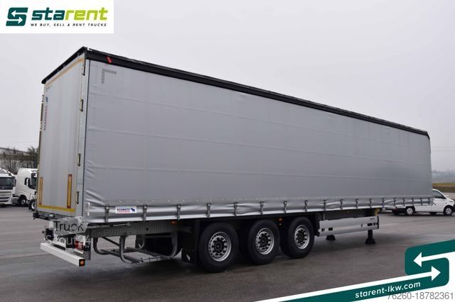 Odprta polprikolica s ponjavo SCHMITZ CARGOBULL Tautliner, Hubdach, Liftachse, XL Zertifikat