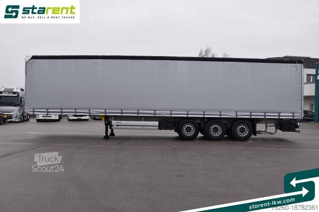 Odprta polprikolica s ponjavo SCHMITZ CARGOBULL Tautliner, Hubdach, Liftachse, XL Zertifikat