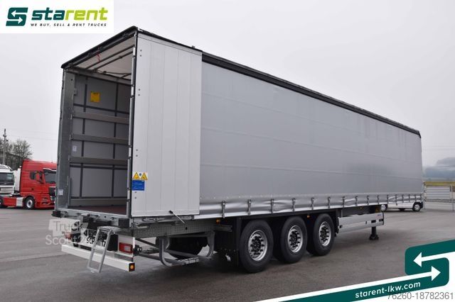 Odprta polprikolica s ponjavo SCHMITZ CARGOBULL Tautliner, Hubdach, Liftachse, XL Zertifikat