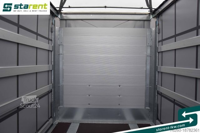 Odprta polprikolica s ponjavo SCHMITZ CARGOBULL Tautliner, Hubdach, Liftachse, XL Zertifikat