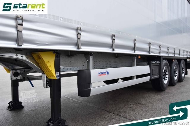 Odprta polprikolica s ponjavo SCHMITZ CARGOBULL Tautliner, Hubdach, Liftachse, XL Zertifikat