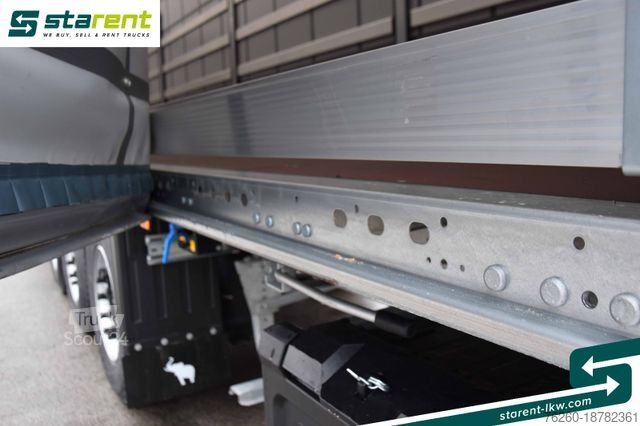 Odprta polprikolica s ponjavo SCHMITZ CARGOBULL Tautliner, Hubdach, Liftachse, XL Zertifikat