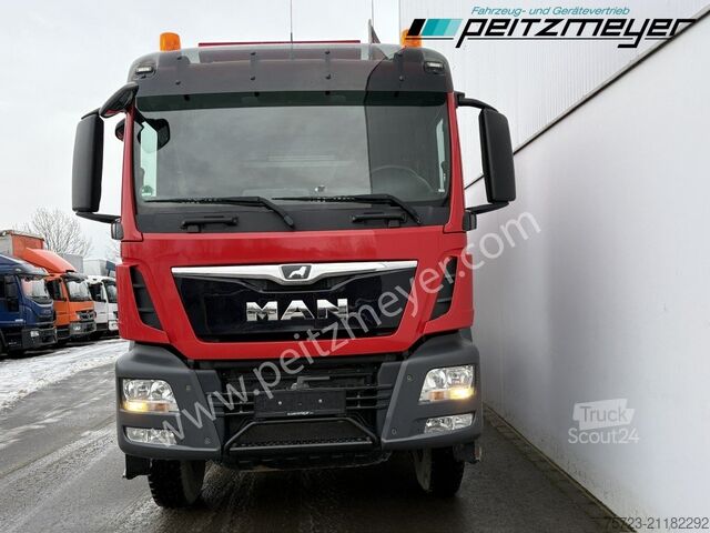 Camion-benne tricar MAN TGS 35.460 FK 8x4, Klima, Bordmatik, L-Fhs