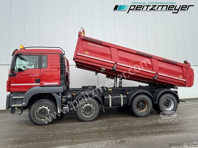 Camion-benne tricar MAN TGS 35.460 FK 8x4, Klima, Bordmatik, L-Fhs