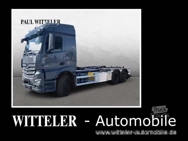 Roll-off-kippi kuorma-auto MERCEDES-BENZ MB Actros 2551 L ENA ABROLLK./HIAB ULTIMA 21 S