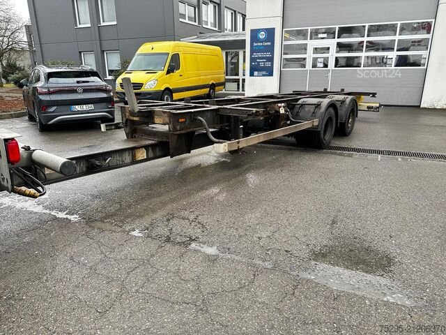 Nutzfahrzeug Schmitz Cargobull 2 Achs Tandem Jumbo MEGA BDF Lafette ZWF18 SAF
