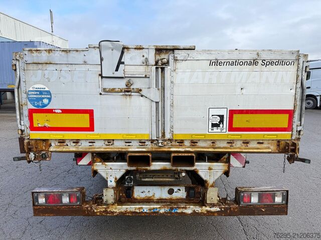 Nutzfahrzeug Krone 3Achs Baustoff Rungen Bordwände Stapler Lift