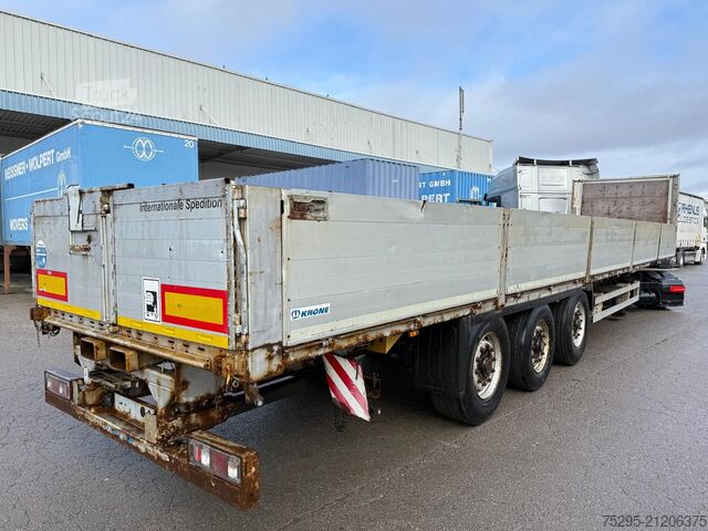 Nutzfahrzeug Krone 3Achs Baustoff Rungen Bordwände Stapler Lift