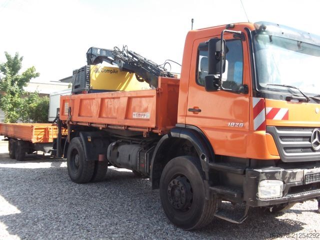 Wywrotka MERCEDES-BENZ AXOR 1828 Kipper/ Kran/ANH Kipper