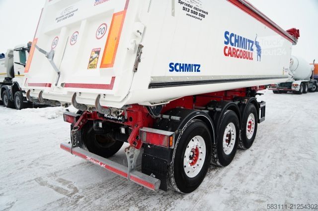 Tipper semitrailer SCHMITZ CARGOBULL WYWROTKA / 27 m3 / ALUMINIOWA / O? PODNOSZONA /