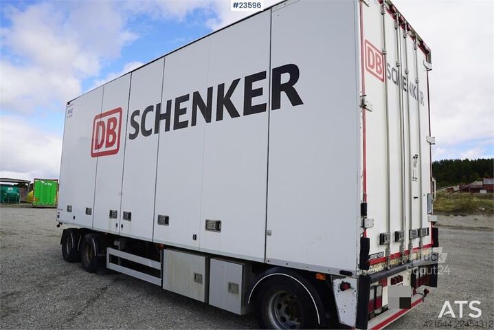 куфар  Trailer-Bygg drawbar trailer with full side openin