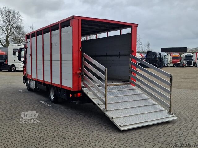 Transport de bétail Iveco Eurocargo 80.220 Livestock 1 deck - Air suspens...
