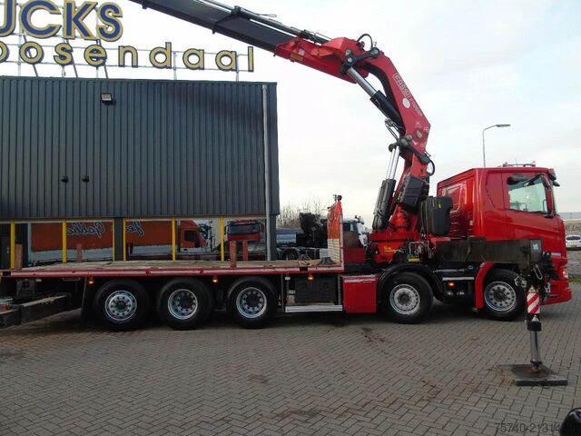Tovornjak z žerjavom Scania R 500 + FASSI 110 TON 8x HYDO + 10x4 + EUO 6